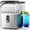 Stainless Steel, variant on Antarctic Star Nugget Ice Maker Countertop,35Lbs/24H Portable Pebble Ice Maker with Chewable Pellet ice,First Ice in 7 Mins,Self-Cleaning Electric Ice Machine for Home,Office(Stainless Steel)