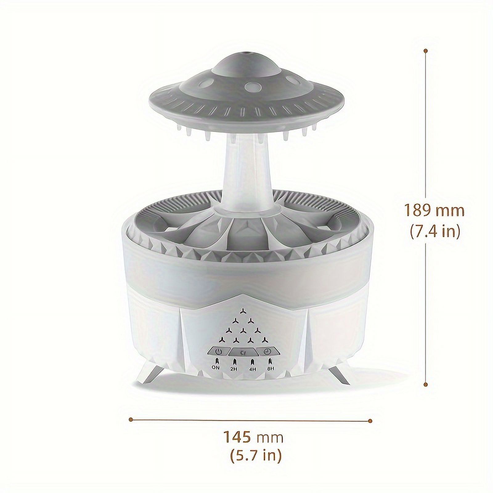 SDOTXA 350ml Cloud Drop Aroma Humidifier with Night Light Capacity Colorful LED Lights