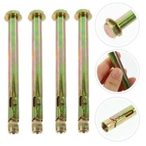 4pcs Knurled Anchor M12x150 Carbon Steel Solid Concrete Drop In Anchor Supply