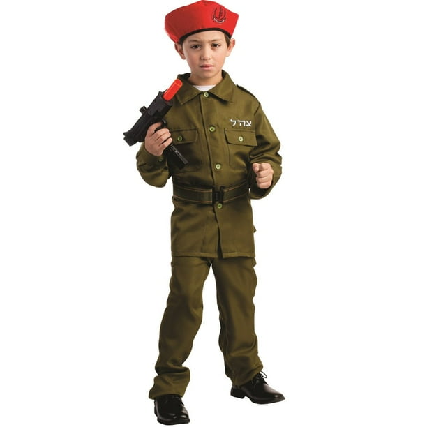 Disfraz de soldado israelí de Estados Unidos para niños con tallas
