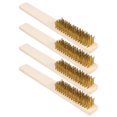 thumbnail image 1 of FENGGUIQU 4Pcs Wire Brushes for Rust Removal and File Teeth Maintenance, 1 of 5