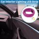 thumbnail image 2 of Cuerda de luz LED EL de 4m Unique Bargains, tira de luz de neón flexible para iluminación interior de automóviles, controlador de cableado (12v) púrpura, 2 of 7