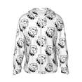 thumbnail image 2 of Lsque Cool Dog UPF 50+ Lightweight Sun Protection Men's Women's Long Sleeve Shirt, Hoodie Performance -Medium, 2 of 9