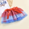 thumbnail image 6 of Toddler Girls Independence Day Suit Fly Sleeve Prints Romper Tops and Skirts Headbands 3Pcs Kids Festival Sets, 6 of 6