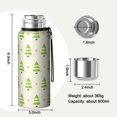 thumbnail image 7 of Christmas 20oz Stainless Steel Thermal Bottle with Tea Filter and Cup Lid, Vacuum Insulated Coffee Mug with 316L Inner Liner, Leakproof Travel Thermos for Office, Commute & Outdoor, 7 of 7