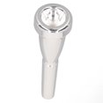 thumbnail image 4 of <p>Trumpet Mouthpiece Replacement, Clear Treble Silver Plated Trumpet Mouthpiece Durable  For Wind Instruments For Trumpeter</p>, 4 of 7