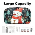 thumbnail image 3 of Christmas Digital Pouch Oxford Cloth Waterproof Storage Pouch Cord Organizer Digital Travel Bag Small Travel Electronic Organizer 5.9x9.44x3.14 in, 3 of 6