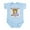 Sky Blue, variant on CafePress - Celebrate 100 Days Of School Infant Bodysuit - Baby Light Bodysuit, Size Newborn - 24 Months