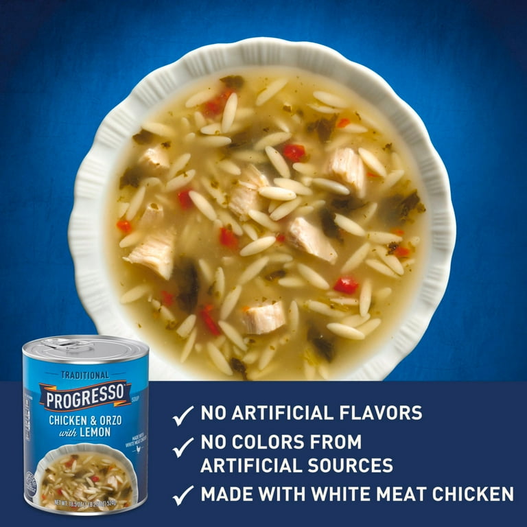 Progresso Zesty Traditional, Ready to Eat Chicken & Orzo with