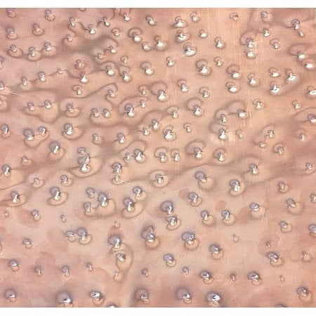 Hammered Copper Sheet 24"x48" - 16oz - 0.022" Thickness - 24 Ga - Texture #2 - Free 48 State Shipping