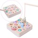 thumbnail image 3 of Juego de atrapar gusanos magnéticos de madera | Juguete de pesca educativo | Juego de criaturas multicolor interactivo | Desarrolla la concentración y la motricidad fina | Material de madera | 10, 3 of 7