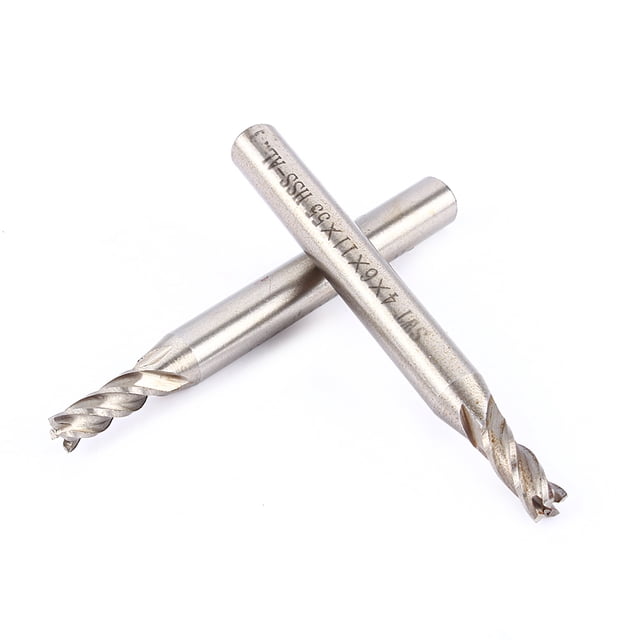 Flute Mill Cutter,High Quality 4mm-12mm HSS Shank End Mill Bits Milling Rotary Tool Elevate Your Experience