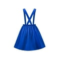 thumbnail image 2 of Girls Dress Blue Suspender Pleated Mini High Waist Halloween Party 7-8 Years, 2 of 5