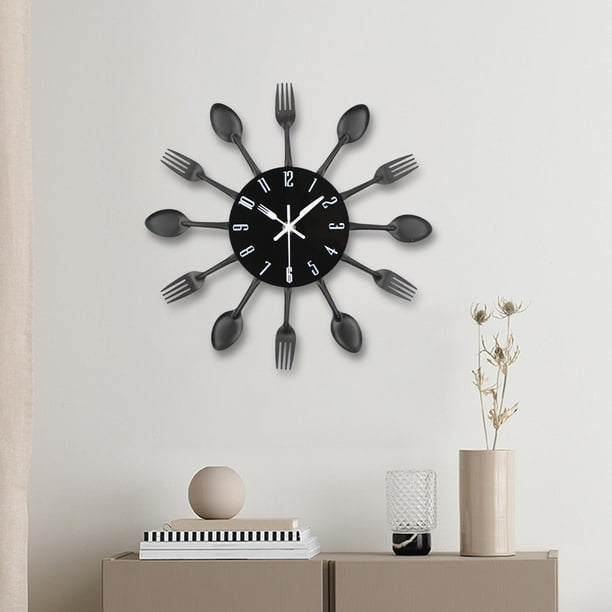 Reloj de pared creativo Soledad adorno montaje en pared silencioso