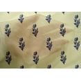 thumbnail image 4 of oneOone Cotton Silk Light Yellow Fabric Leaves & Floral Block Sewing Craft Projects Fabric Prints By Yard 42 Inch Wide, 4 of 4