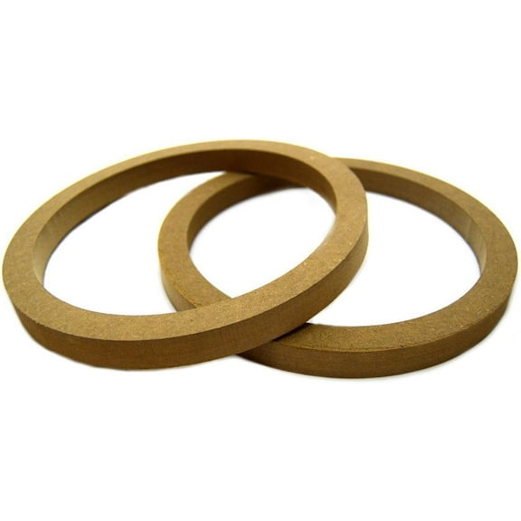 2 PCS 8" MDF Speaker Ring  RING-8R SPEAKER MOUNTING SPACER RINGS FOR FIBERGLASS