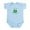 Sky Blue, variant on CafePress - Oma's Lucky Charm Infant Bodysuit - Baby Light Bodysuit, Size Newborn - 24 Months