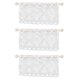 thumbnail image 1 of 3X Casa de MuñEcas Cortinas En Miniatura Accesorios para Muebles Cenefa de Ventana Con Varilla Escala 1:12 Beige, 1 of 1