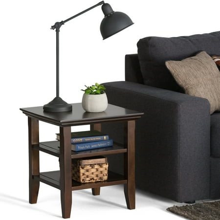 Simpli Home - Acadian End Table - Brunette Brown