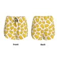 thumbnail image 5 of Lsque Cheese Printed Women's Running Shorts with Liner Pockets,Elastic Quick Dry Workout Athletic Gym Yoga Shorts,Womens High Waist Shorts-Small, 5 of 9