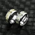 thumbnail image 2 of Titanium Steel Crown Ring Vintage Luminous Dinosaur World Park Design Fashion Jewelry Ring for Men and Women Silver, 2 of 4
