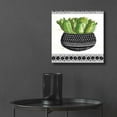 thumbnail image 6 of Epic Art 'Mud Cloth Black and White Succulent I' by Cindy Jacobs, Acrylic Glass Wall Art, 12"x12", 6 of 8