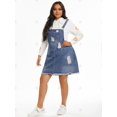 thumbnail image 4 of Vestido Talla Extra Rasgado Dulce Rosegal Vestidos casuales de talla grande, 4 of 5