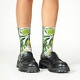 thumbnail image 5 of Uemuo Watercolor Green Tropical Printed Kids Boys Socks Seamless Crew Socks Crazy Funny Athletic Sport Socks for Children, 5 of 6