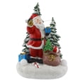 thumbnail image 3 of Figura navideña de Papá Noel para decoración del hogar, escultura de resina, adorno para centros de mesa, estantería de inauguración de la casa, 3 of 9