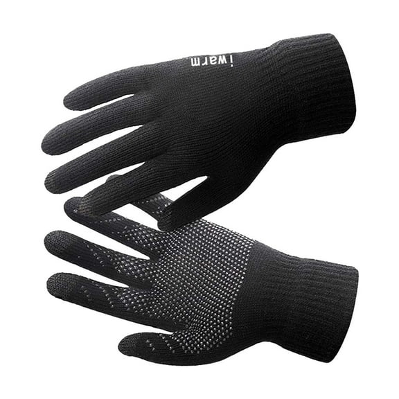 Mens Knitted Gloves Companion for Winter and Women