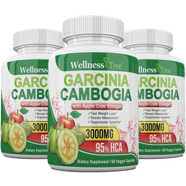 Garcinia Cambogia Extract & Apple Cider Vinegar 3000mg Max Strength