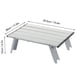 thumbnail image 2 of Outdoor Folding Table Aluminum Alloy Portable Camping Picnic Beach Table Silver, 2 of 4