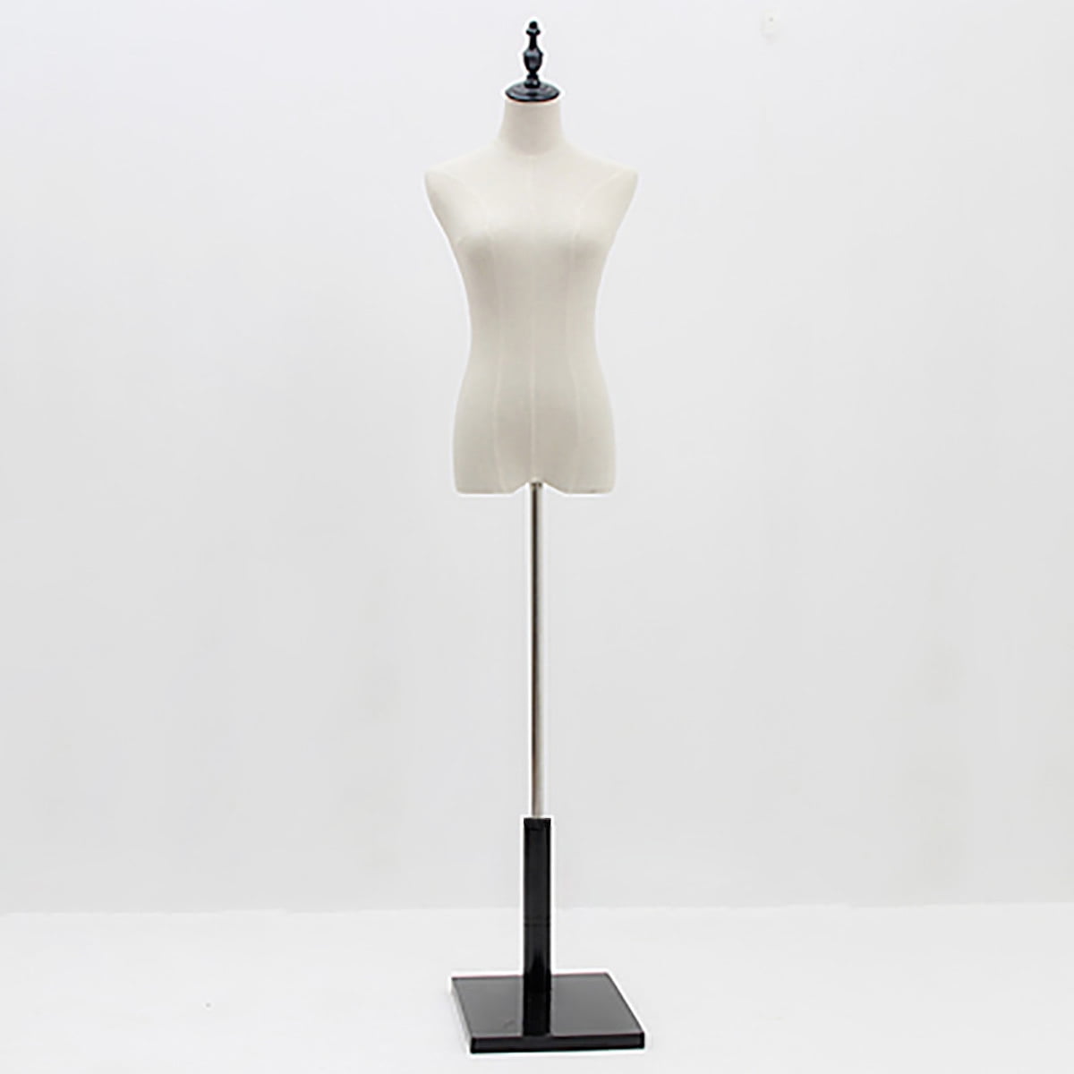 Female Tailors Dummy Black Size 16/18 Dressmakers Fashion Students Mannequin Display Bust With A Black Wood Base