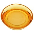 thumbnail image 2 of gedy by nameeks au11-67 gedy aucuba soap dish, 1" l x 4.1" w, transparent, 4.1" x 4.1" x 1.01", orange, 2 of 3