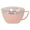 3#Pink, variant on Ramen Noodle Bowl, Microwave Ramen Bowl with Strainer, Microwave Ramen Bowl Set with Chopsticks Spoon and Fork, Plastic Plates Bowls with Handle and Lid, College Dorm Room Essentials