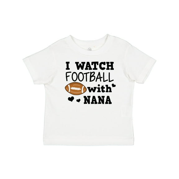 Inktastic I Watch Football with My Nana Boys Baby T-Shirt