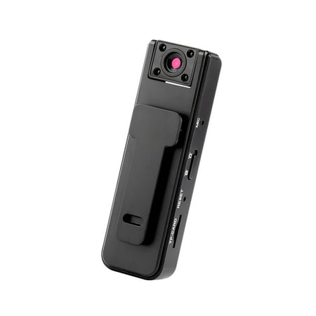 AOOOWER Miniature Clip On Camcorder 1080P 4 Night Viewing 500mAh Battery for Outdoor
