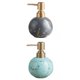 thumbnail image 1 of 2x Dispensador De Jabón 300ml Champú Baño Loción Bomba Botella Gris+Azul Sunnimix botella dispensadora de jabón, 1 of 8