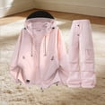 thumbnail image 5 of Maqroz Y2K Clothing Two Piece Sets Long Sleeve Hooded Zip Up Windbreaker Jacket Baggy Parachute Cargo Pants Multi Pockets Casual Streetwear Matching Outfits, 5 of 5