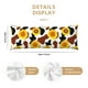 thumbnail image 3 of Fotbe Cow Print Sunflower Funda para Almohada Corporal con Diseño, Funda de Microfibra Ultrasuave de 20x54 Pulgadas, Ropa de Cama Elegante, 3 of 7