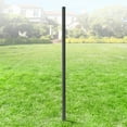 thumbnail image 2 of Fencer Wire Heavy Duty 7FT Outdoor Patio Steel Fencing Border Post, 16 Gauge Anti-Rust Metal Fence Post, 2” Diameter Decorative Garden Fence Post, 2 of 8