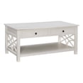 thumbnail image 1 of Linon Table Basse Relevable en Bois avec Rangement et Charnières à Fermeture Douce, Blanc Antique, 1 of 19