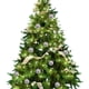 thumbnail image 1 of Fiudx Adornos Navideños, Bolas de Plástico Irresponsables, Decoración Ligera para El Árbol, Uso Familiar Seguro, Ambiente Festivo, Hogar, Comercio, Juego de 12 Piezas Incluido., 1 of 2