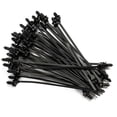 thumbnail image 3 of 100x Nylon Push Clips Wire Tie Released Zip Straps Pipe Cable Fastener Bundle, 3 of 9