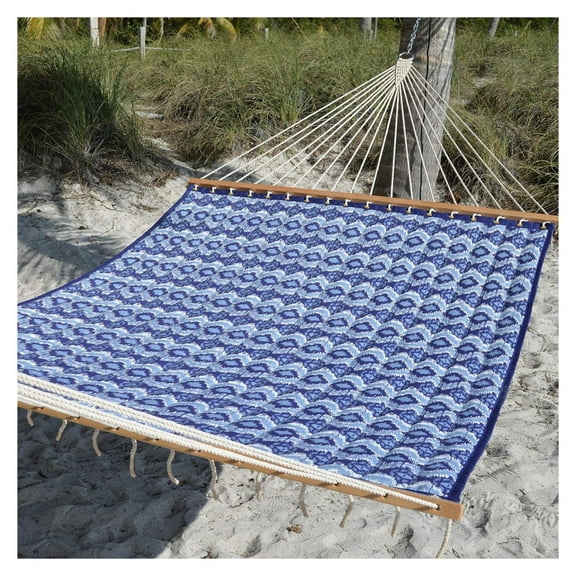 Quilted Hammock (Blue )