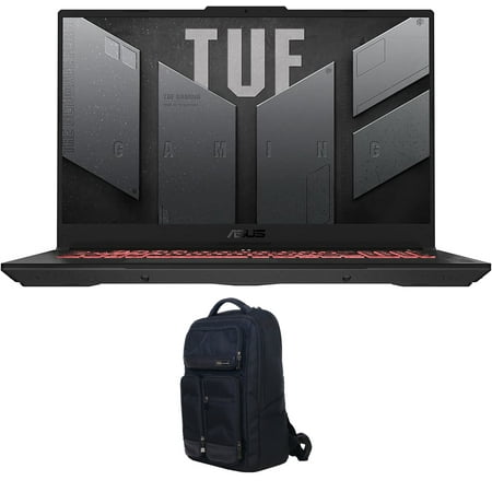 ASUS TUF Gaming A17 Gaming/Entertainment Laptop (AMD Ryzen 7 7735HS 8-Core, 17.3in 144Hz Full HD (1920x1080), GeForce RTX 4050, 32GB DDR5 4800MHz RAM, Win 11 Pro) with Atlas Backpack