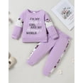 thumbnail image 2 of CARETOO Toddler Girl Clothes 2pcs Fall Winter Outfits Little Girls Sweatshirts+ Pants Set Baby Sweatsuit Clothing 1-6 Years, 2 of 6