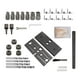 thumbnail image 3 of Kit de plantilla para perforar madera 3 en 1, guía para perforar madera, perforadora para carpintería, localizador de brocas para conectar placas Negro, 3 of 9