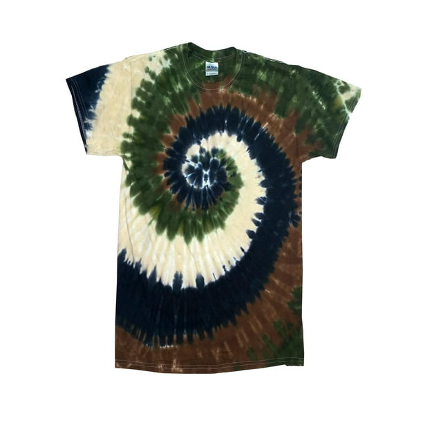 Colortone - Tie Dye T-shirts Swirl Multi Colors Adult S to 5XL 100% ...