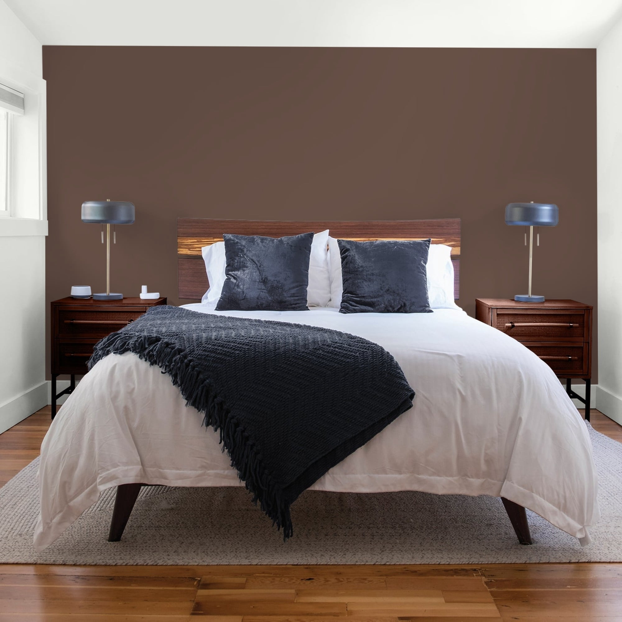 Glidden One Coat Little Bear / Brown Flat Interior Paint with Primer, 1 Gallon